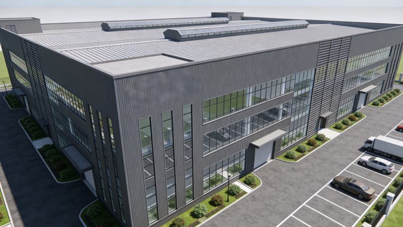 合肥6000㎡产研一体化厂房设计方案